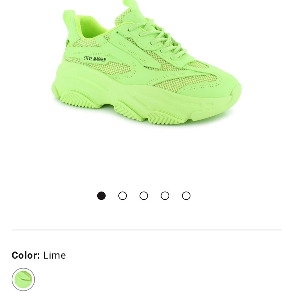 Neon green Steve Madden shoes